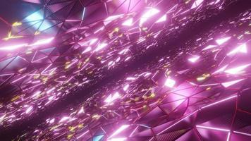 3D illustration Background for advertising and wallpaper in retro and sci fi cyberpunk scene. 3D rendering in decorative concept. photo
