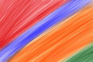 Background in pastel colors of red, orange, blue and green, with pronounced strokes of paint vector