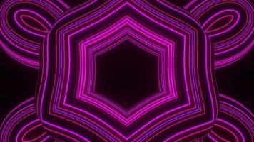 Abstract colorful neon glowing light background. Speed light illuminated. Florescent on the dark scene. Curvy moving line shape. 3D render. photo