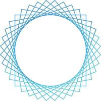 Vector abstract spirograph design