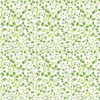green leave seamless pattern vector illustration on a white background photo