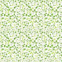 green leave seamless pattern vector illustration on a white background photo