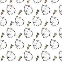 Rabbit pattern background photo