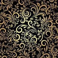 golden seamless pattern photo