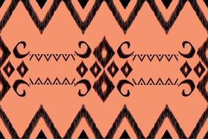 Beautiful embroidery.geometric ethnic oriental pattern traditional on black background.Aztec style,abstract,,illustration.design for texture,fabric,fashion women wearing,clothing,print. photo