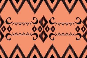 Beautiful embroidery.geometric ethnic oriental pattern traditional on black background.Aztec style,abstract,,illustration.design for texture,fabric,fashion women wearing,clothing,print. photo