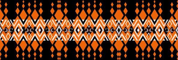 hermoso bordado.patrón oriental étnico geométrico tradicional sobre fondo negro.estilo azteca,abstracto,ilustración.diseño para textura,tela,mujeres de moda vistiendo,ropa,estampado. foto