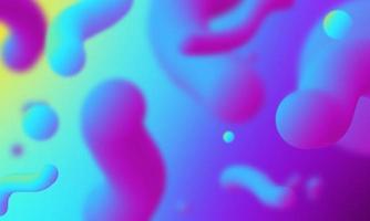Colorful Abstract fluid wave. Modern poster with gradient 3d flow shape. Innovation background design photo