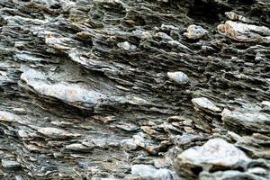 closeup brown igneous rock background photo