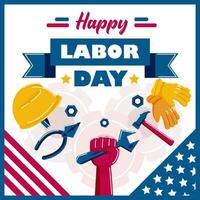 Happy Labor Day vector