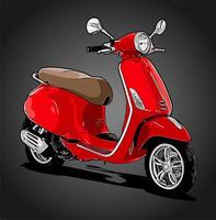 scooter automatico vector