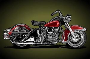 vintage bike vector