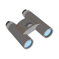 binoculars in dark gray. which is usually used to see an object from a distance so that it will appear clearer vector illustration