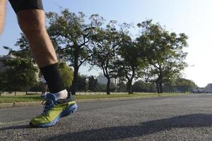 Leg of a runner photo