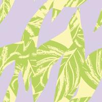 Pastel Brushstroke Tropical Leaf seamless pattern design for fashion textiles, graphics and crafts
