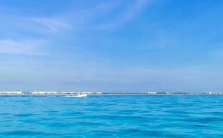 Boat trip Cancun Mexico to Island Mujeres Contoy Whale shark. photo