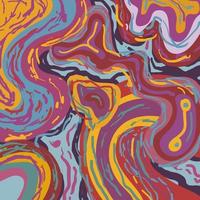 Hand Drawn Colorful Abstract Fluid Liquid Background vector