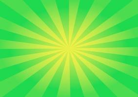 Abstract Green and Yellow Sunburst Light Pattern or Sun rays Background. Rays. Vector Illustration. photo