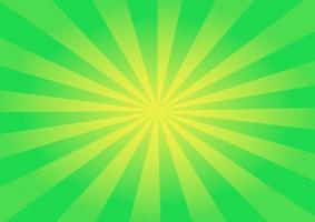 Abstract Green and Yellow Sunburst Light Pattern or Sun rays Background. Rays. Vector Illustration. photo