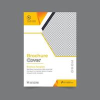 Business brochure cover annual report cover, book cover or flyer design. Leaflet presentation. Catalog with Abstract geometric background. Modern publication poster magazine, layout, template, vector