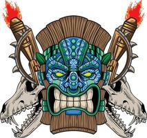 Tiki Mask 9.2 vector