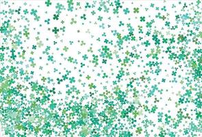 Clover backdrop. Clover leaf, St. Patrick day background vector