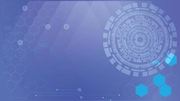 Abstract technology Hi tech communication concept futuristic digital innovation background. vector