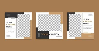 Social Media Post Template vector