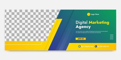 Digital Marketing Agency Banner Template vector