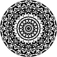 Abstract mandala pattern with circle shape vector