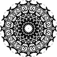 decoración de patrón de mandala vector