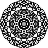 Abstract mandala pattern with circle shape vector