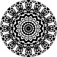 decoración de patrón de mandala vector