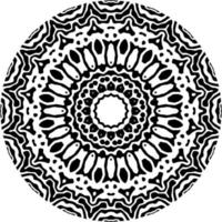 Abstract mandala pattern with circle shape vector