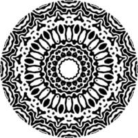 Abstract mandala pattern with circle shape vector