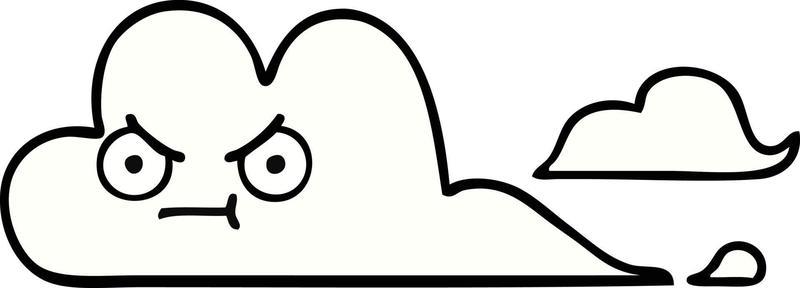 cute cartoon white cloud