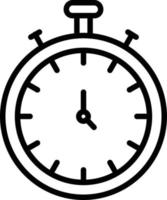 Timer Line Line Icon vector
