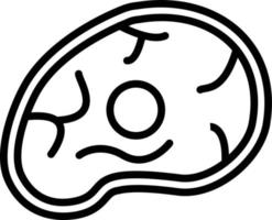 Meat Line Icon vector