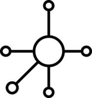 Connection Line Icon vector