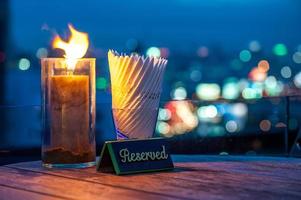 Reserve sign at the Rooftop Restaurant photo