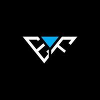 EF letter logo creative design with vector graphic, Abc simple and modern logo design.