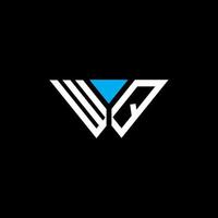 Diseño creativo del logotipo de la letra wq con gráfico vectorial, logotipo simple y moderno de wq. vector