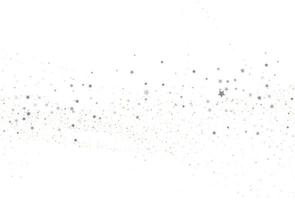 Light gold and light silver glitter confetti background. vector