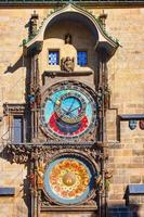 The famous astronomical clock in Prague photo