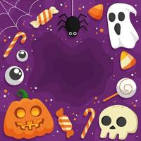 Halloween Trick or Treat Background vector