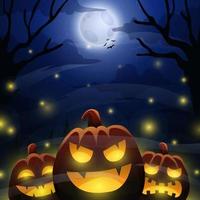 Spooky Halloween Festivity Background Concept vector