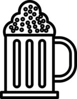 Beer Mug Line Icon vector