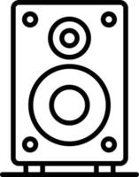 Speaker Line Icon vector