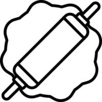 Dough Line Icon vector