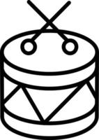 Drums Line Icon vector